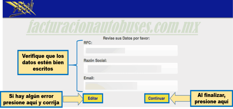 verificacion de datos facturacion atah