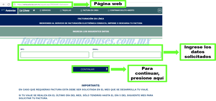 primer paso facturacion en autovias