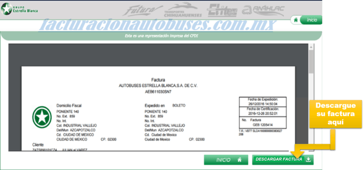 quinto paso para facturar en futura