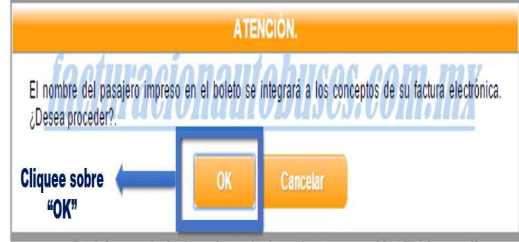 factura primera plus ventana emergente